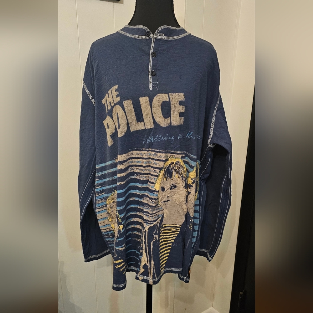 Trunk Ltd The Police Band Graphic Long Sleeve Shirt Sting XXL
